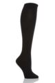 Ladies 1 Pair Falke Soft Merino Wool Knee High Socks - Black