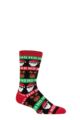 Mens 1 Pair SOCKSHOP Heat Holders 1.6 TOG Lite Christmas Socks - Ho Ho Ho
