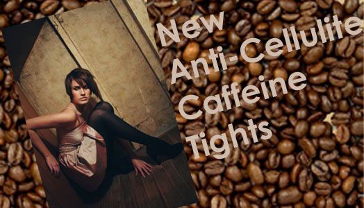 Brand New to SockShop.co.uk - the SockShop Anti-Cellulite Caffeine 40 Denier Opaque Tights available in 3 Colours - Black Tights - Charcoal Tights - Cocoa Tights
