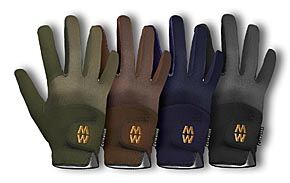 Mens & Ladies 1 Pair MacWet Short Climatec Sports Gloves In 4 Colours Brown 11.5