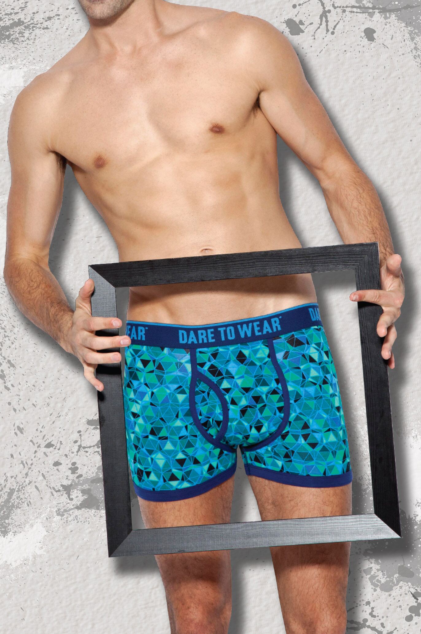 Mens 2 Pack Dare To Wear Fitted Keyhole Trunks With Exclusive