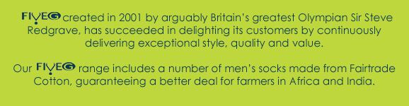 Fairtrade Fortnight at SockShop.co.uk- Five G Fairtrade Cotton Socks