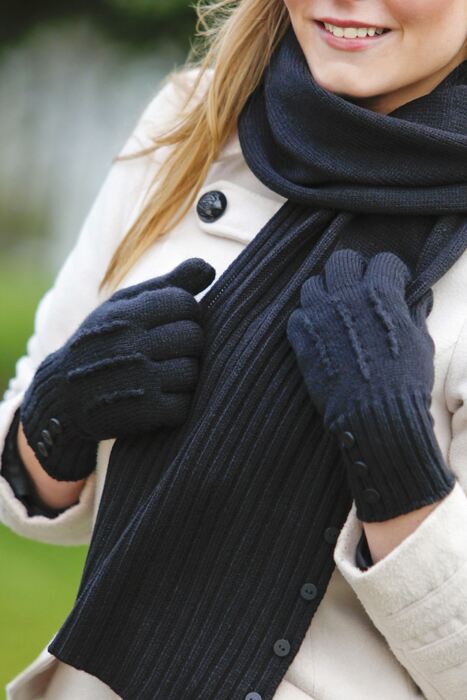 Ladies 1 Pair Isotoner Button Trim Glove In 3 Colours Frost Pink
