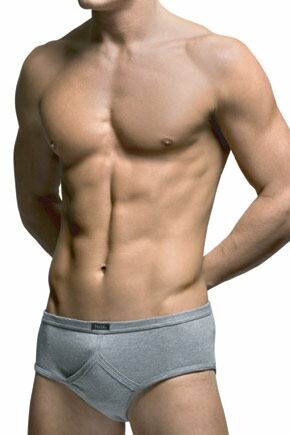 Mens 3 Pack Farah 100% Cotton Plain Classic Briefs with Keyhole Front In 3 Colours In Sizes XXXL+ Bl