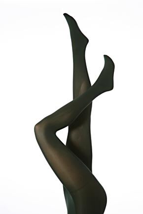 Ladies 1 Pair Falke Seidenglatt 70 Denier Opaque Shining Tights 33% OFF Sage Small