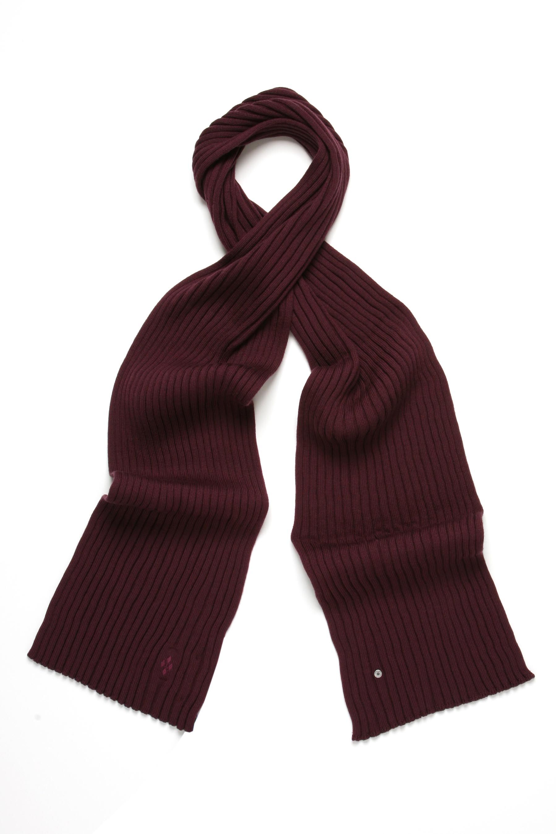 Mens Burlington 100% Merino Wool Extrafine Plain Scarf 33% OFF Dark Brown