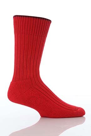 Mens & Ladies 1 Pair Glenmuir Cushioned Golf Sock In 7 Colours Port M