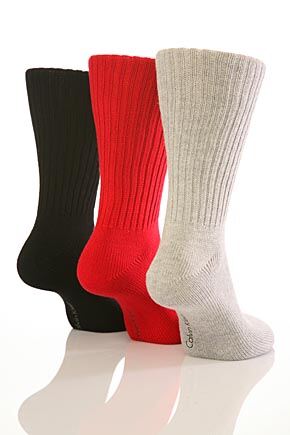 Mens 3 Pair Calvin Klein Cotton Rich