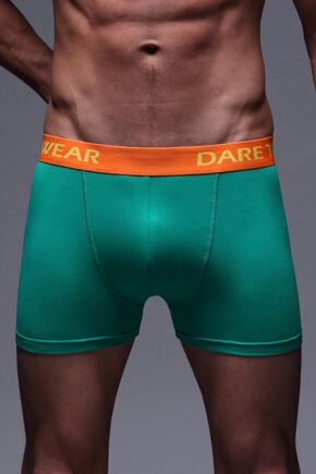 Mens 1 Pair SockShop Dare to Wear Emerald Green Bamboo Hipster Trunks Emerald Green M