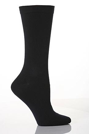 Kids 1 Pair SockShop Colours Outstanding Value Plain Navy Cotton Socks Navy