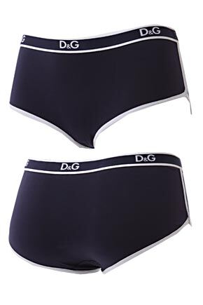 Ladies 1 Pair D&G Underwear Benefit Shorts 50% OFF White M