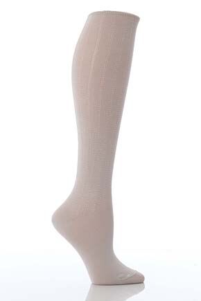 Ladies 1 Pair Levante Pinstripe Knee High Socks 33% OFF Silver