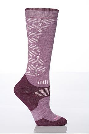 Ladies 1 Pair Bridgedale All Mountain Skiing, Snowboarding & Winter Activity Socks For Maximum W
