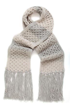 Ladies Urban Knit Honeycomb Knit Scarf 25% OFF