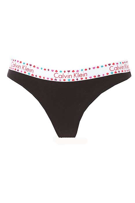 Ladies 1 Pair Calvin Klein Pro Stretch Thong In 2 Colours Black Large