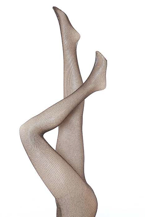 Ladies 1 Pair Silky Waltz Shimmer Tights In 2 Colours Black- Silver