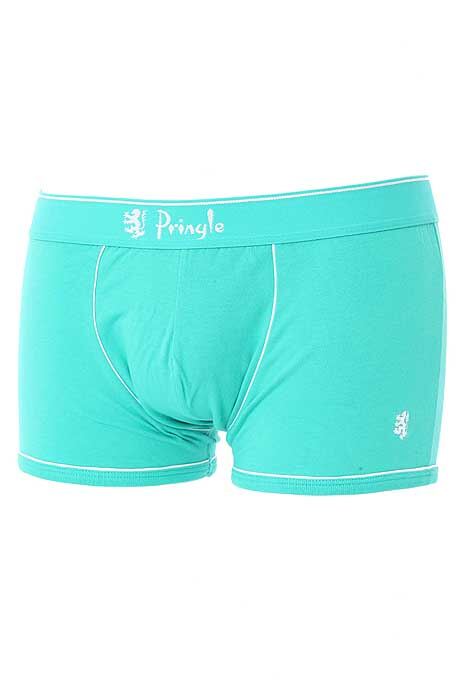 Mens 1 Pack Pringle Plain Green Trunks Green XL