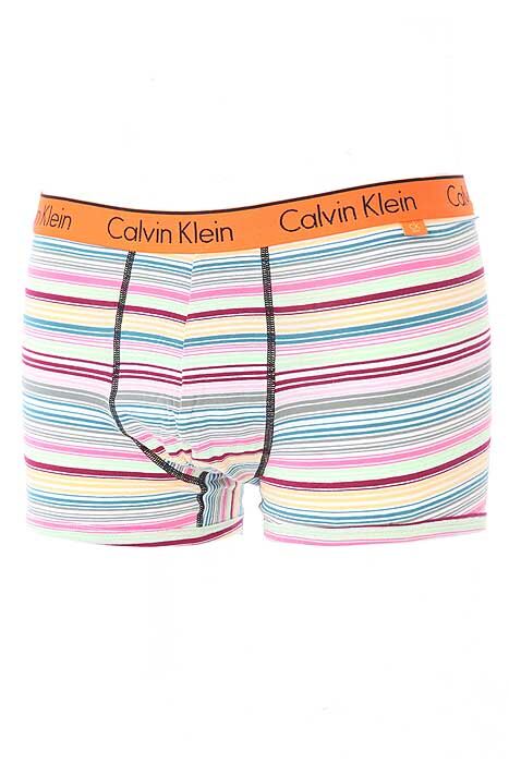 Mens 1 Pair Calvin Klein Caroline Stripe Trunks Multi L