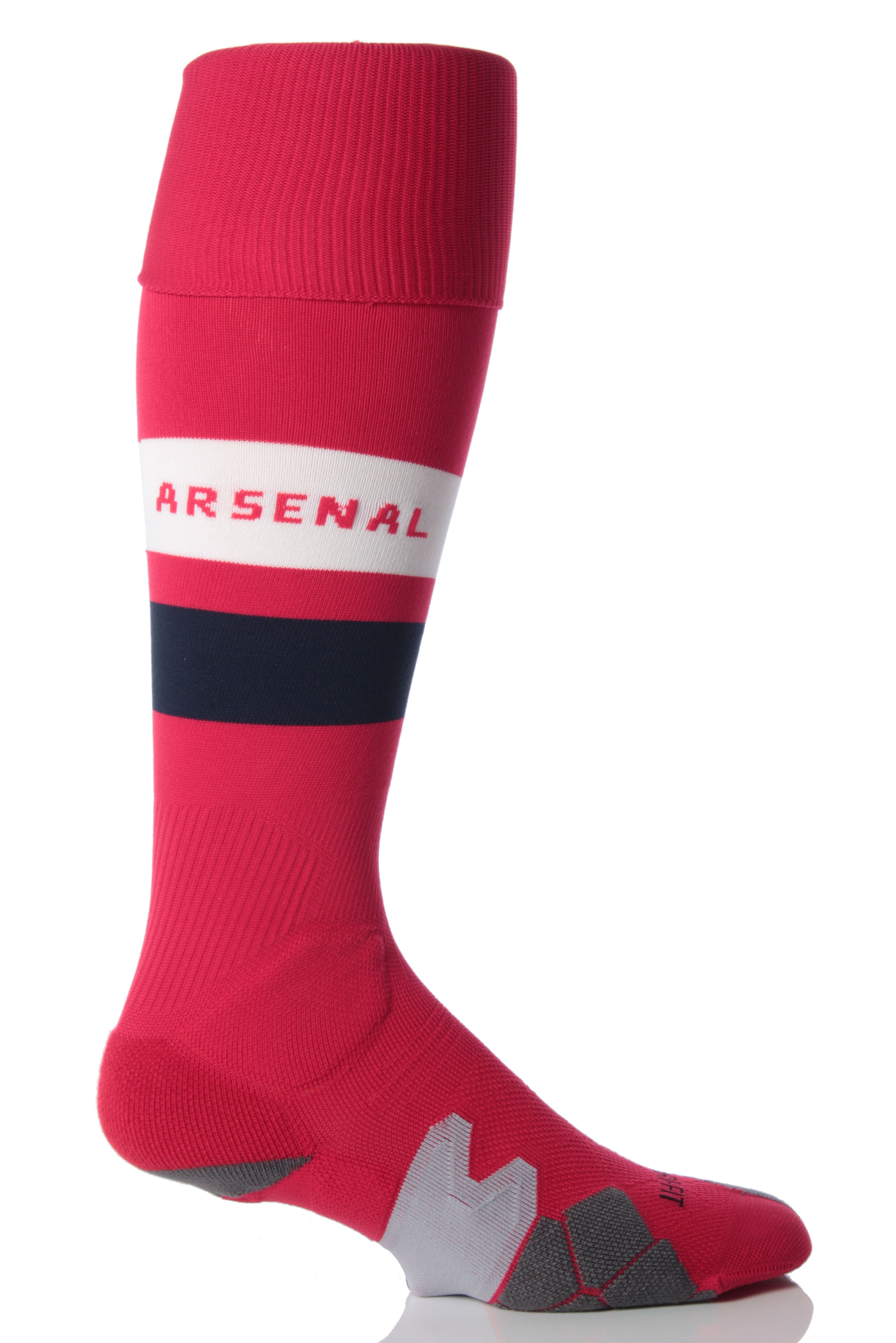Mens, Ladies & Kids 1 Pair Nike Arsenal 2012/13 Football Socks Red Xl