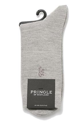 Ladies 1 Pair Pringle of Scotland 97% Cashmere Plain Socks In 4 Colours