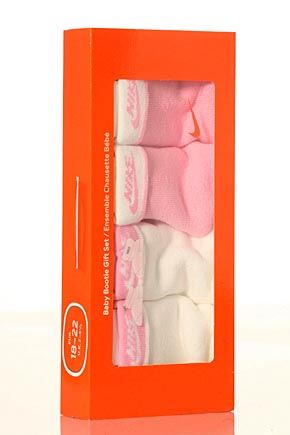 Baby Girls 2 Pair Nike Bootie Gift Set