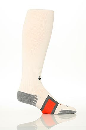 Mens & Ladies 1 Pair Nike Fit Dri Compression Football Socks White 2-5