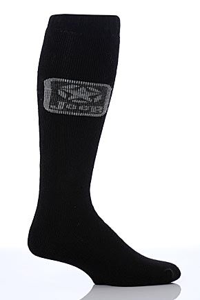 Mens 3 Pair Jeep Wool Ski Socks In 2 Colours Grey