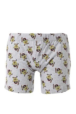 Mens 1 Pair TM Spongebob Boxer Shorts Grey M