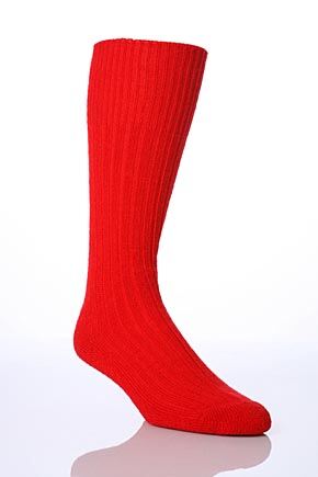 Mens 1 Pair J. Alex Swift Wool Rib Boot Socks In 6 Colours