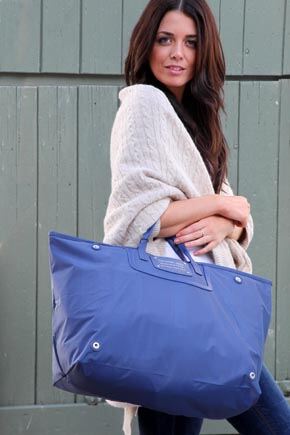 Ladies Calvin Klein Jeans Large Nylon Shopper In 3 Colours Red