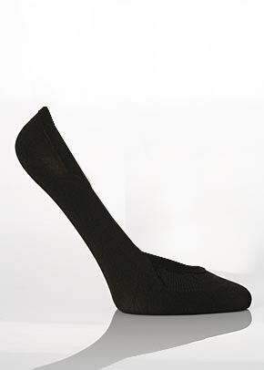 Ladies 1 Pair Falke Elegance Step Invisible Shoe Liner With Anti-Slip In 4 Colours Black