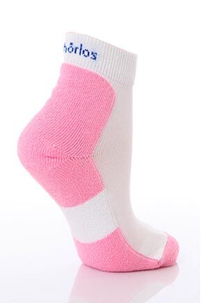 Ladies 1 Pair Thorlos Lite Running Thin Cushion Mini Crew Socks In 3 Colours Black 5.5-7.5
