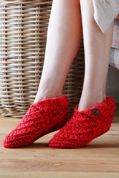 knit top booties