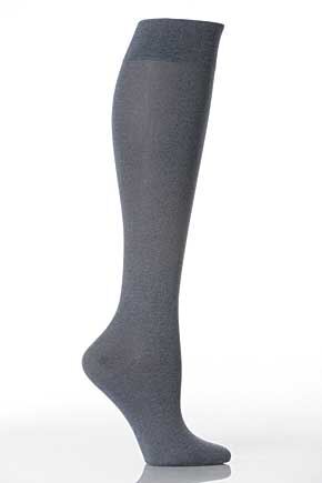 Ladies 1 Pair Elle Cotton Knee High