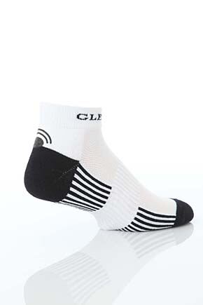 Mens 2 Pair Glenmuir Ridley Golf Socks In 2 Colours White - Navy