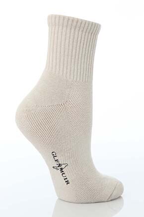 Ladies 2 Pair Glenmuir Jessica Golf Socks In 3 Colours Black