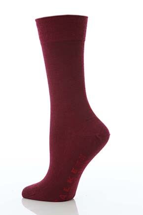 Ladies 1 Pair Falke Sensitive Berlin Merino Wool Mix, Anatomically Shaped Left And Right Gentle Grip