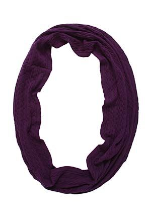 Mens John Smedley Ebenezer 100% Merino Wool Cable Loop Scarf In 6 Colours Silver