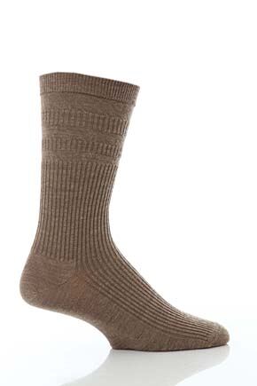 Mens 1 Pair HJ Hall Original Wool Softop Socks In 6 Colours Black 6-11