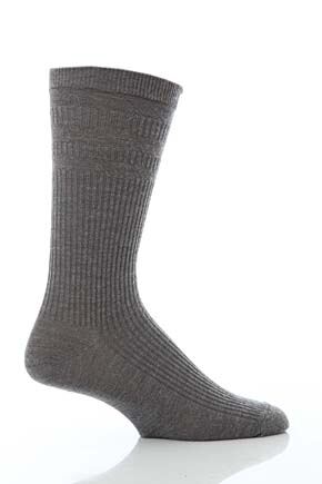 Mens 1 Pair HJ Hall Extra Wide Cotton Softop Socks In 4 Colours Navy 11-13