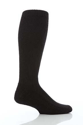Mens 1 Pair Capricorn Leicestershire Mohair Cushioned Sole Knee Highs In 2 Colours Cream M