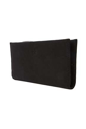 Ladies Calvin Klein Textured Leather Purse For Notes, Cards & Coins In 3 Colours Rich Brown