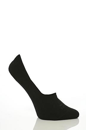 Mens 1 Pair Falke Invisible Step Shoe Liners In 4 Colours Black 43-44