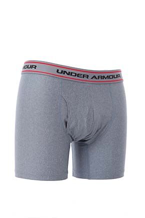Mens 1 Pair Under Armour 'O' Series BoxerJock 6-Inch Inseam Boxers In 3 Colours White L