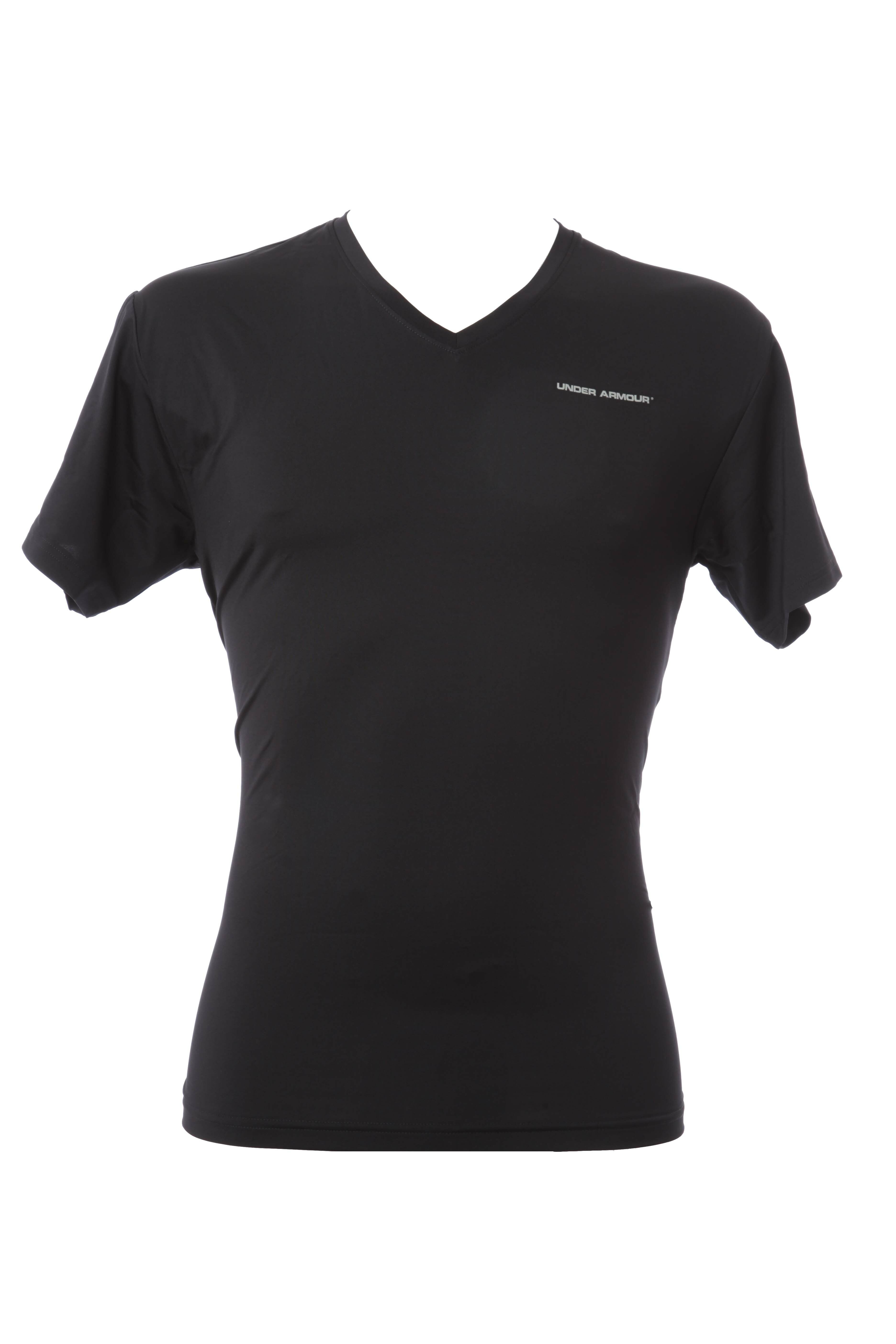 Mens 1 Pack Under Armour O Series Short Sleeved V-Neck T-Shirt In 2 Colours White L