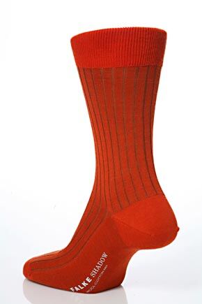 Mens 1 Pair Falke Shadow Wool Rib Socks 33% OFF Velvet-Wine 10-11