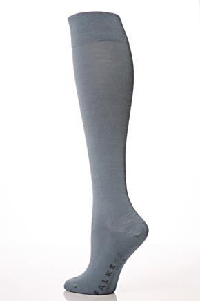 Ladies 1 Pair Falke Sensitive Berlin Merino Wool Mix, Anatomically Shaped Left And Right Gentle Grip