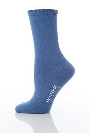 Ladies 1 Pair Pantone Angora Ankle Socks With White Transfer Pantone Logo In 7 Colours Tango Red
