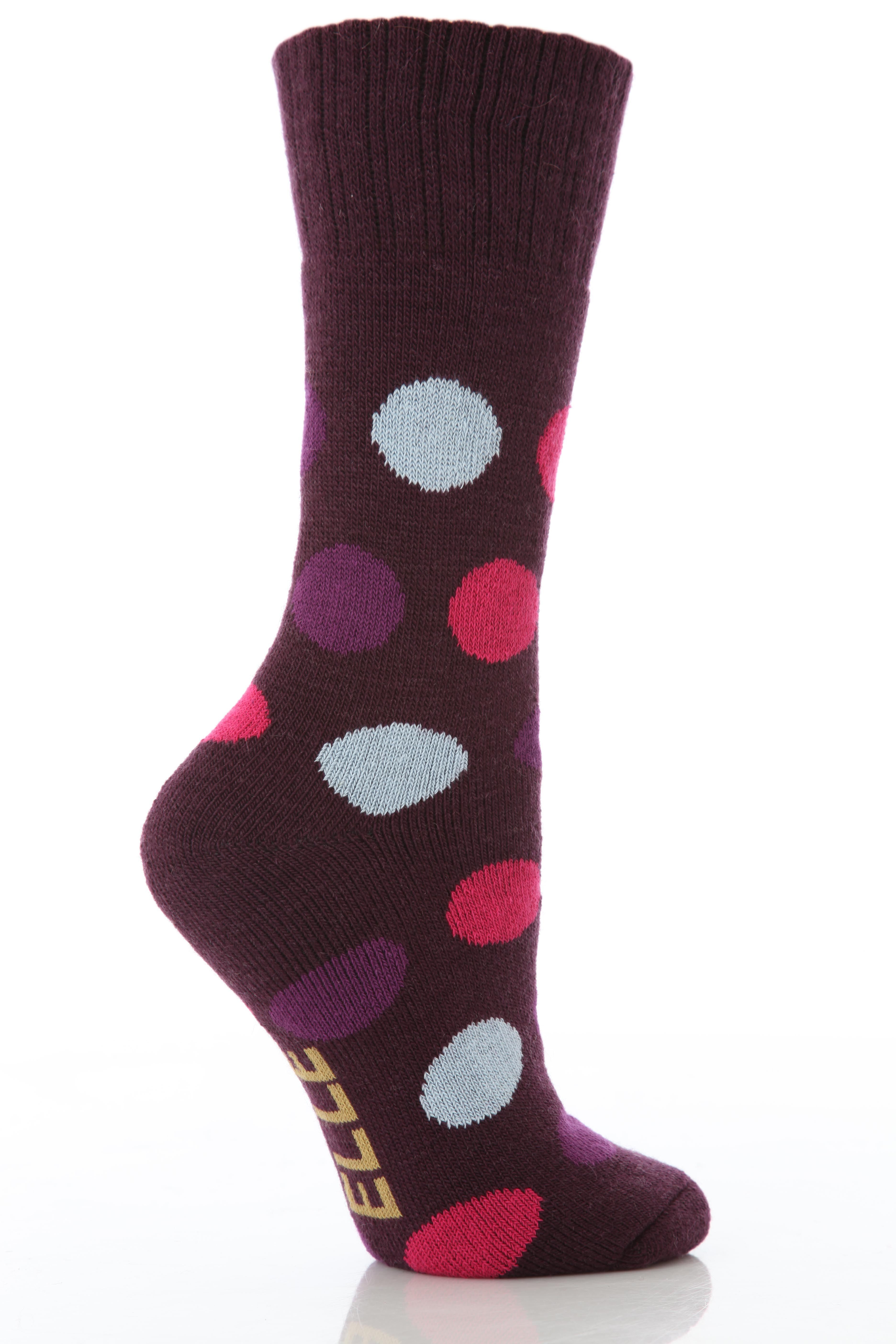Ladies 1 Pair Elle Diamante Socks In a Bag Gift Set In 4 Designs Elle