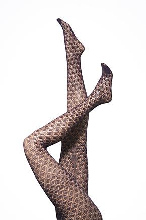 Ladies 1 Pair Aristoc Crochet Wave Tights 50% OFF Amethyst M-L